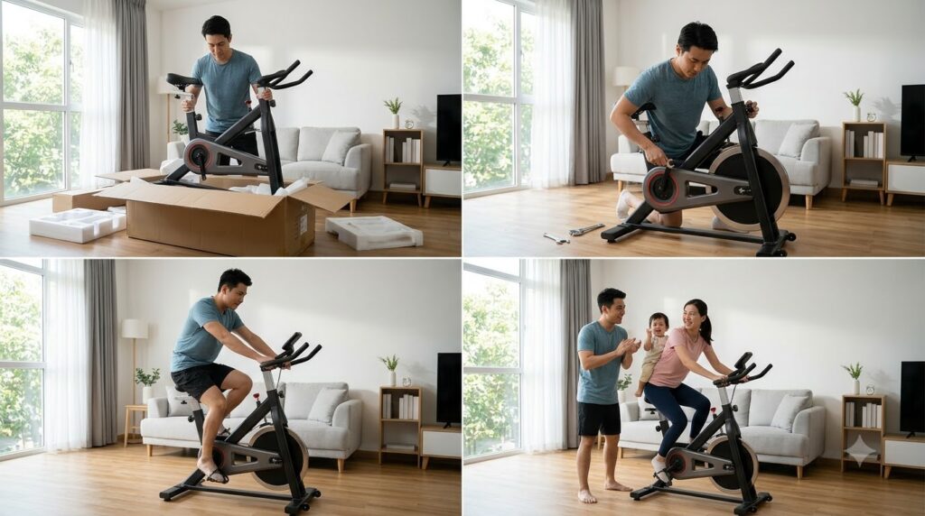 Hướng dẫn chọn trọng lượng bánh đà xe đạp tập cho gia đình 1 cách chọn trọng lượng bánh đà xe đạp tập - hướng dẫn