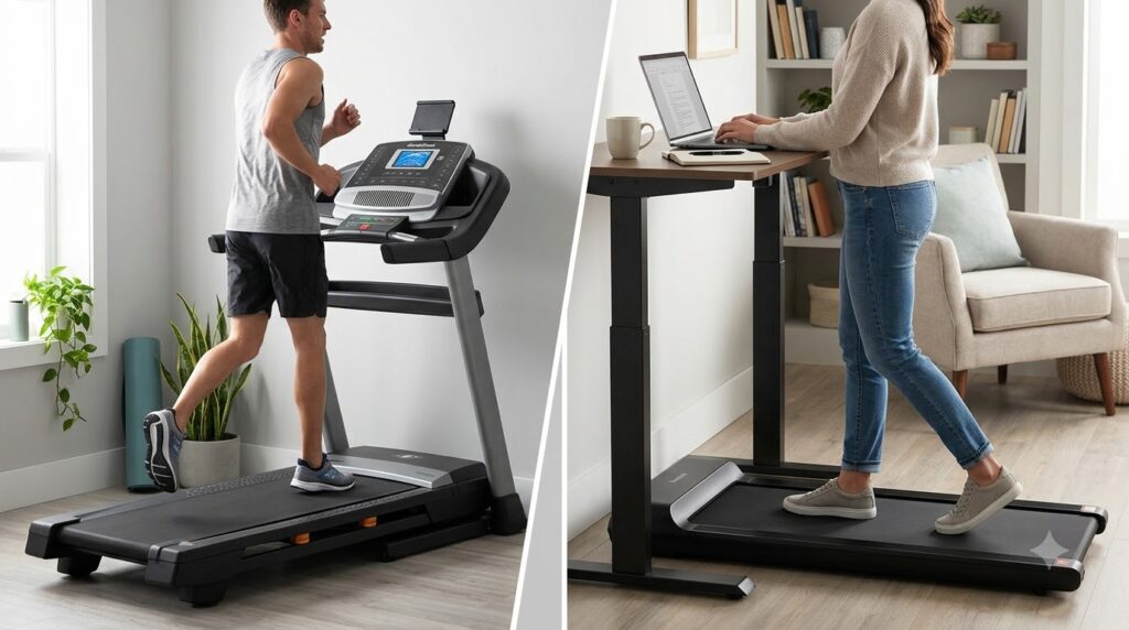 Máy chạy bộ và máy đi bộ mini: Nên chọn loại nào? 1 máy chạy bộ và máy đi bộ mini - tổng quan và chuẩn bị