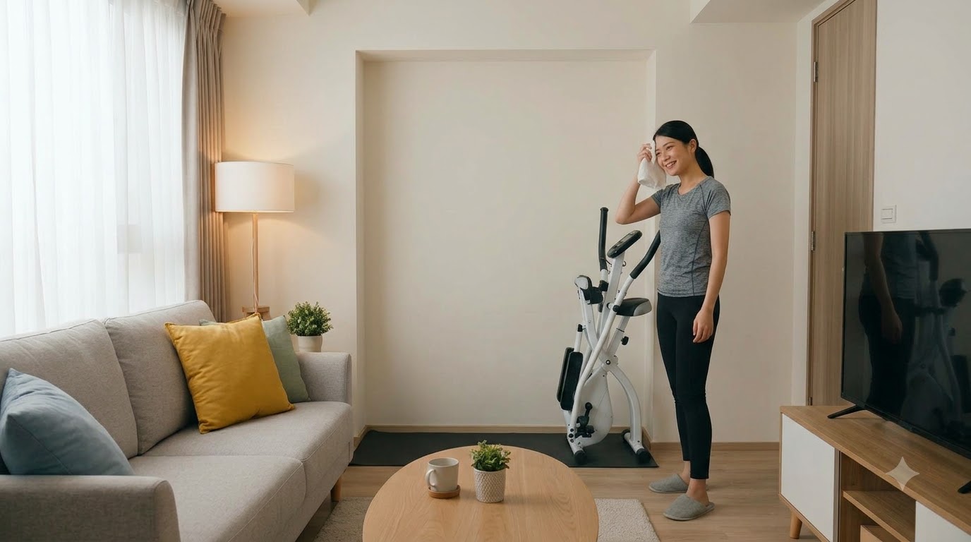 máy tập elliptical nhỏ gọn - kết quả thành phẩm máy tập elliptical nhỏ gọn - kết quả thành phẩm
