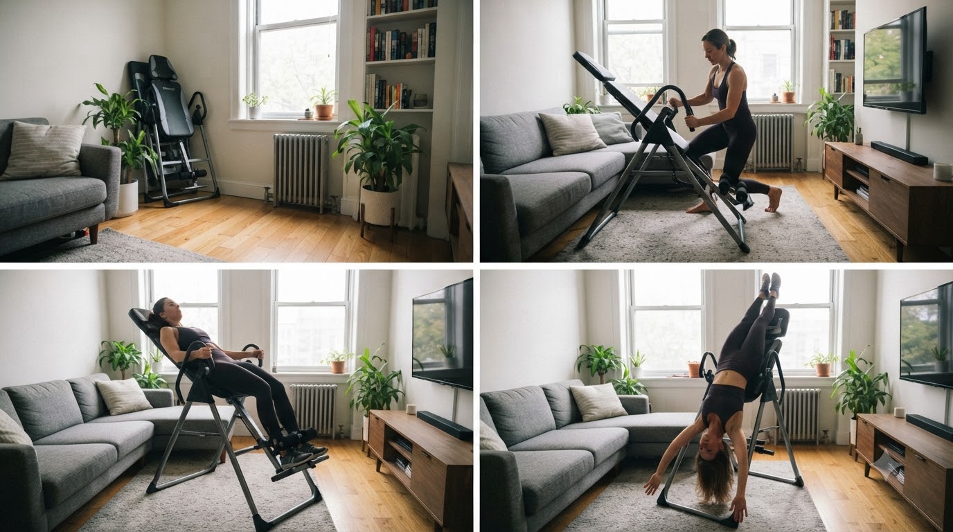 Người dùng đo chiều dài sàn trống, chiều rộng khu vực đặt bàn và chiều cao trần trước khi lắp bàn đảo ngược trong căn hộ