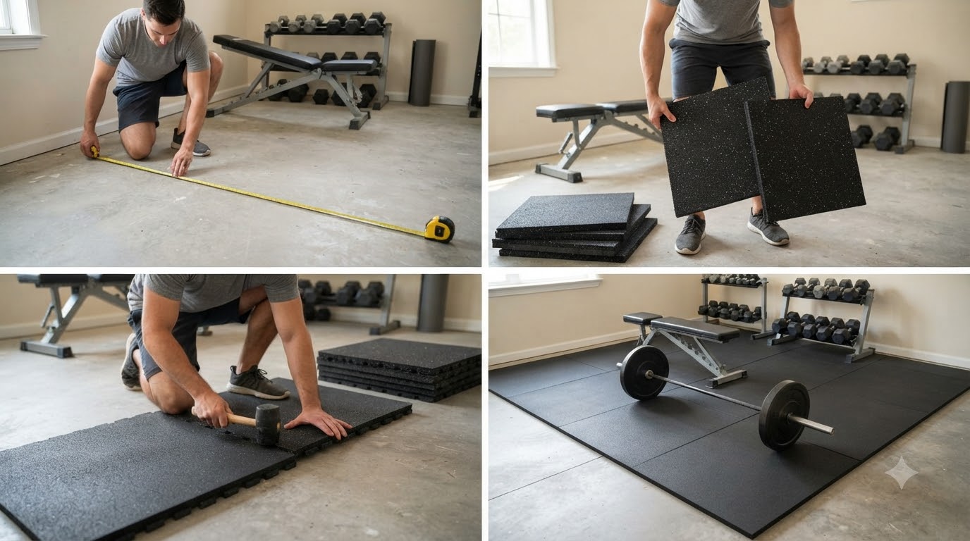 Hướng dẫn cách chọn độ dày sàn phòng gym chuẩn xác cho gia đình
