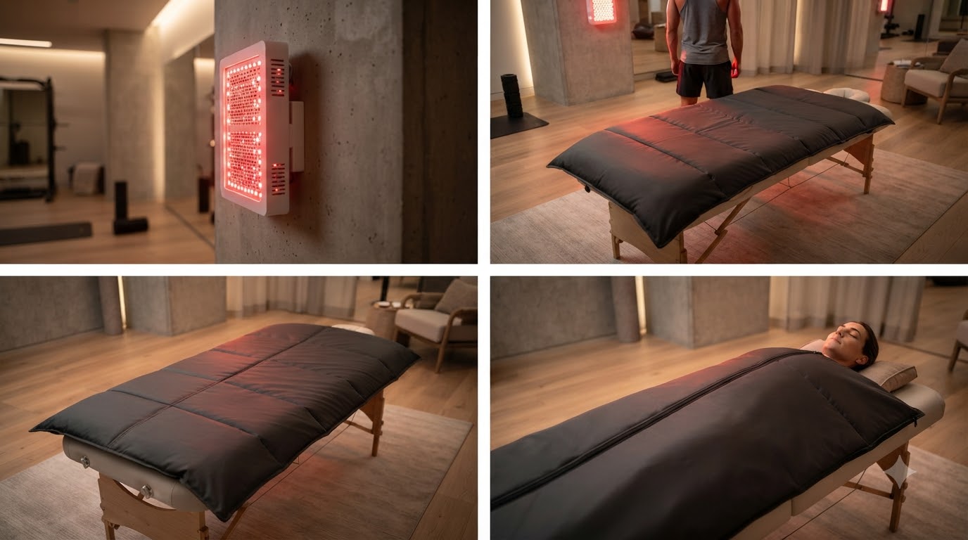 So sánh thiết bị trị liệu ánh sáng đỏ và chăn sauna hồng ngoại dành cho nhu cầu chăm sóc sức khỏe tại nhà