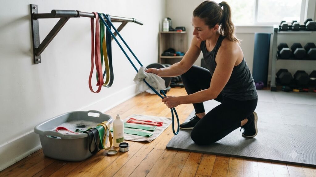 Những lưu ý quan trọng khi lưu trữ dây tập tại nhà